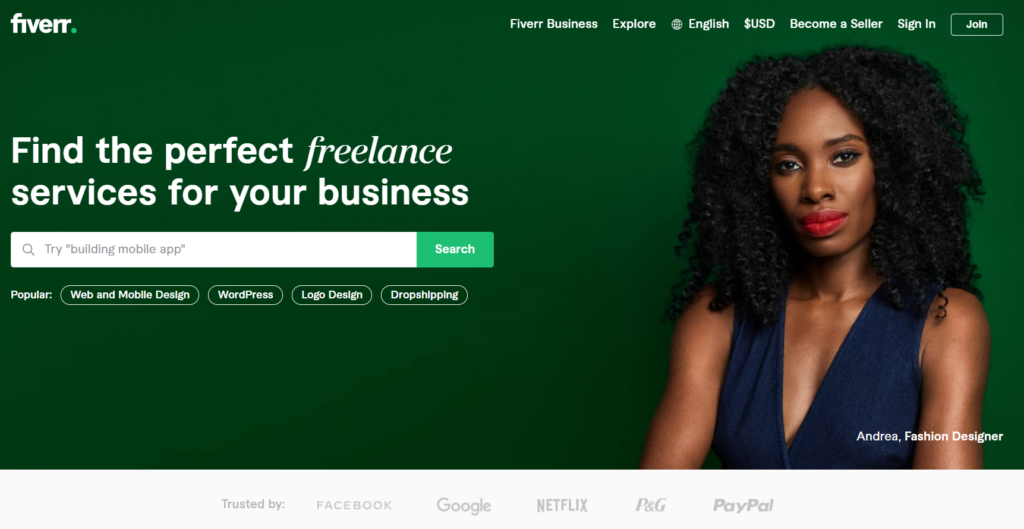 Fiverr - conseguir trabajo remoto
