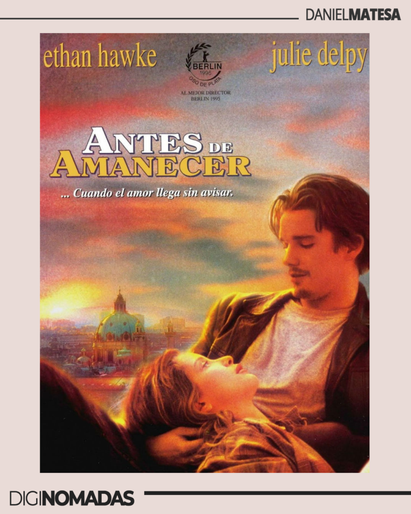 antes del amanecer - before sunrise - peli viajera