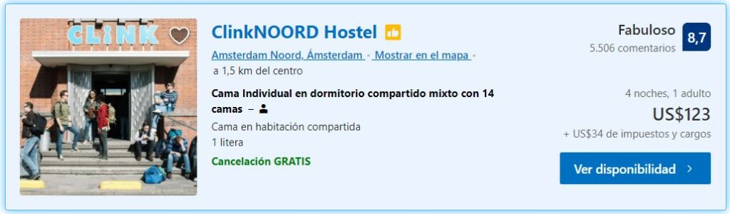 ClinkNoord Hostels Amsterdam