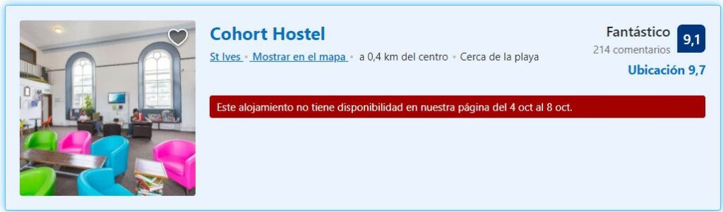 Cohort Hostels Inglaterra