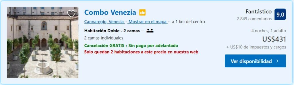 Combo Hotels Italia
