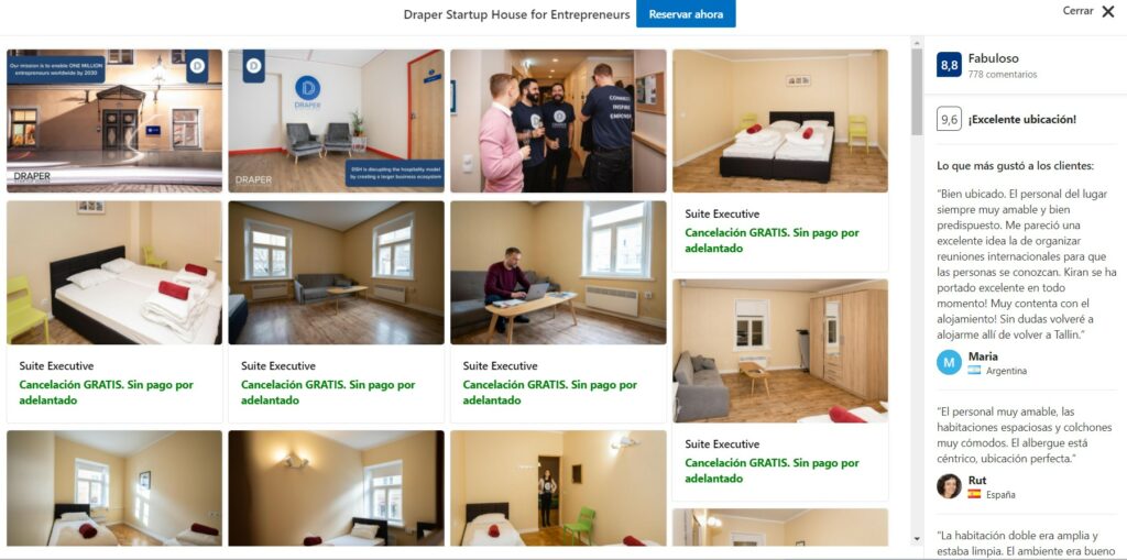 Draper startup House hostels Tallin Estonia