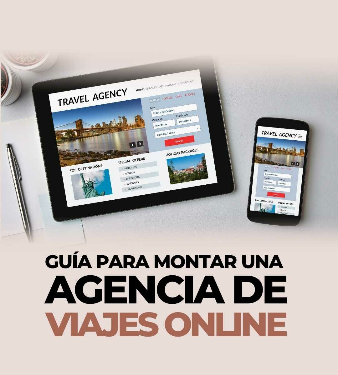 Guía de cómo montar una agencia de viajes online