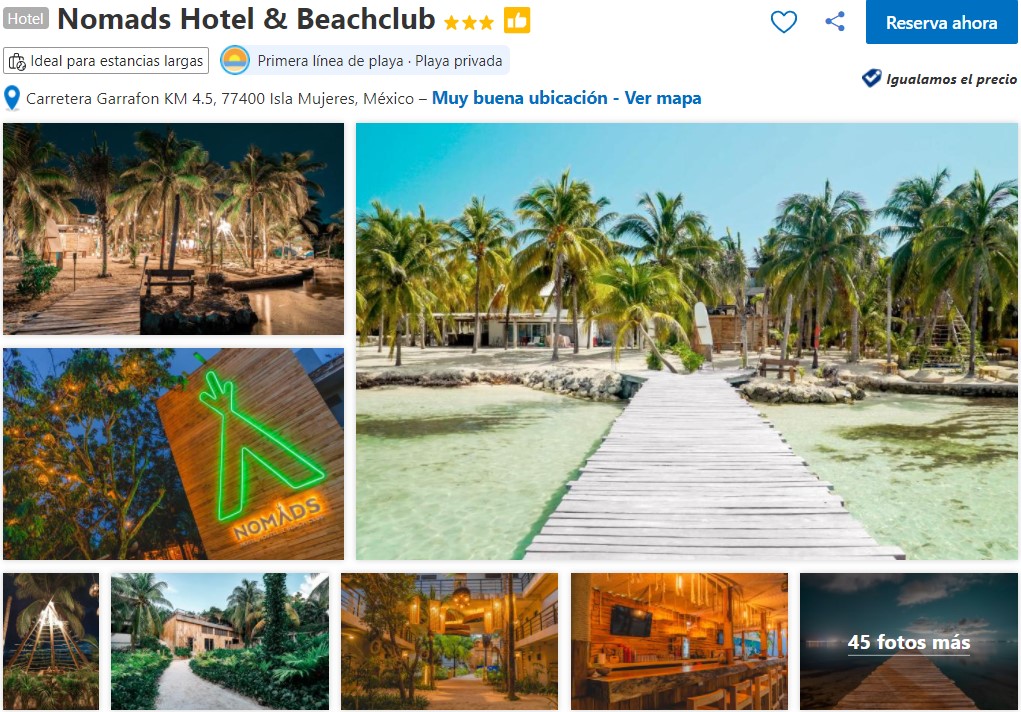Hospedaje en Isla mujeres para nómadas