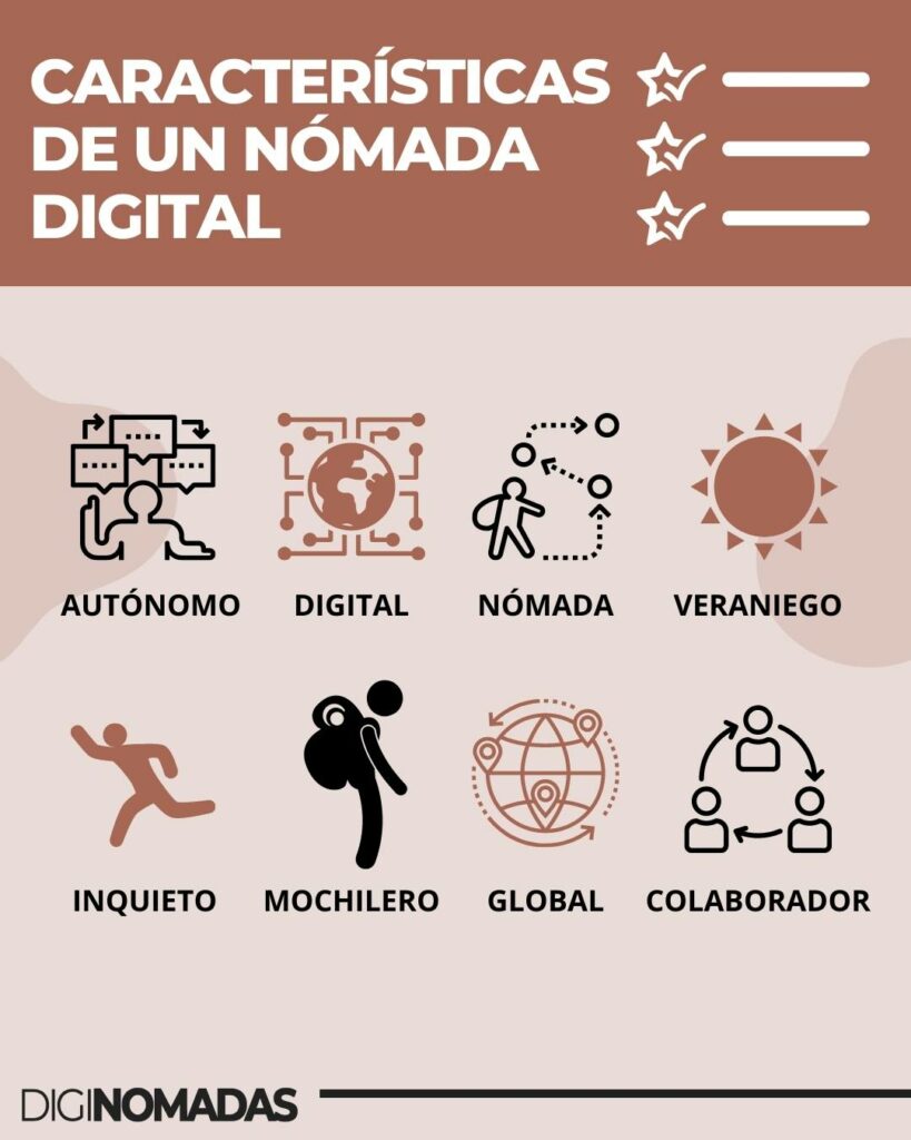 CARACTERÍSTICAS DE UN NÓMADA DIGITAL