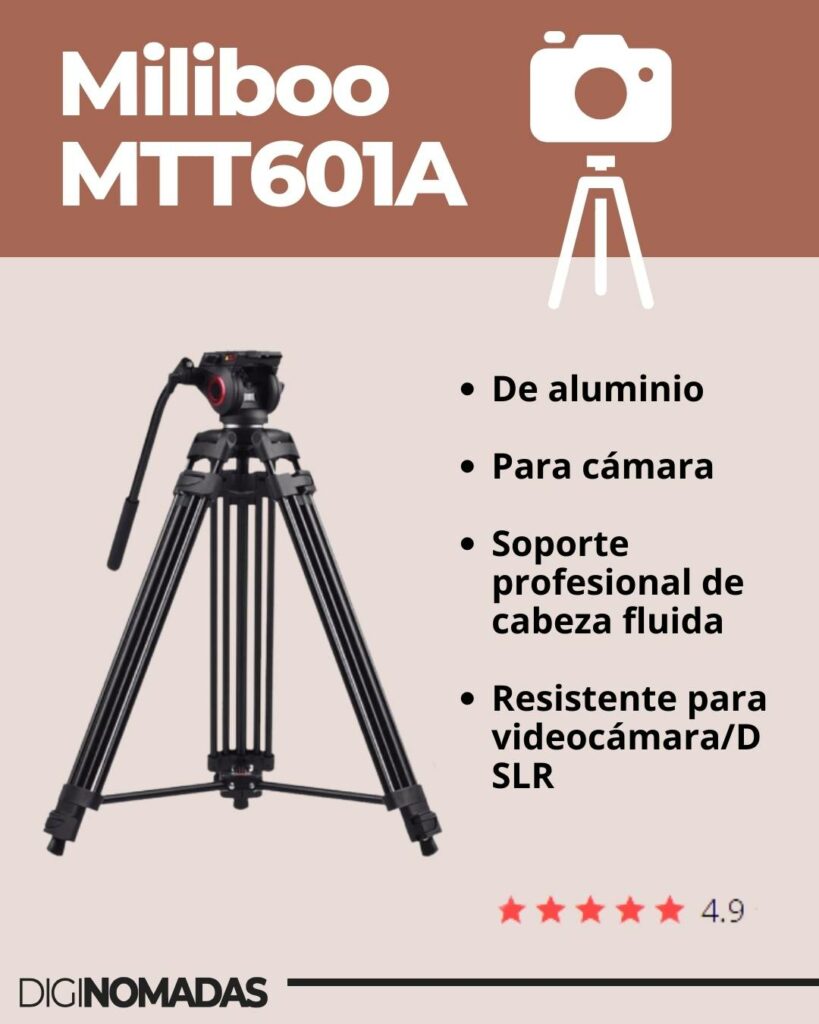 MEJORES TRÍPODES PARA TRABAJAR EN REMOTO