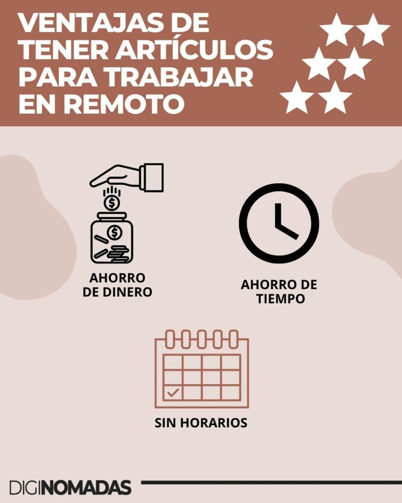 VENTAJAS DE LOS ARTÍCULOS ESENCIALES PARA TRABAJO REMOTO