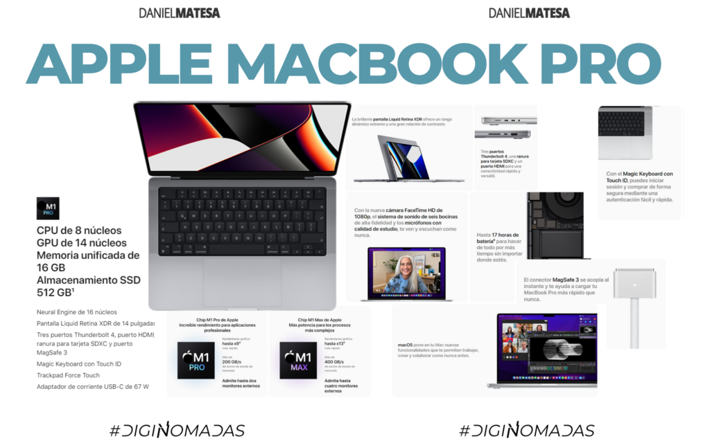 MEJORES LAPTOP APPLE MACBOOK PRO PARA PROFESIONALES DIGITALES - NOMADAS