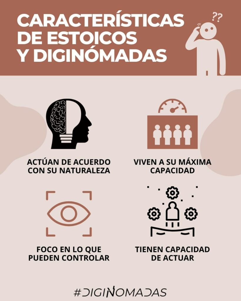 CARACTERÍSTICAS EN COMÚN DE ESTOICOS Y NÓMADAS DIGITALES