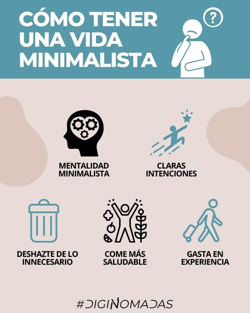 CÓMO TENER UNA VIDA MINIMALISTA