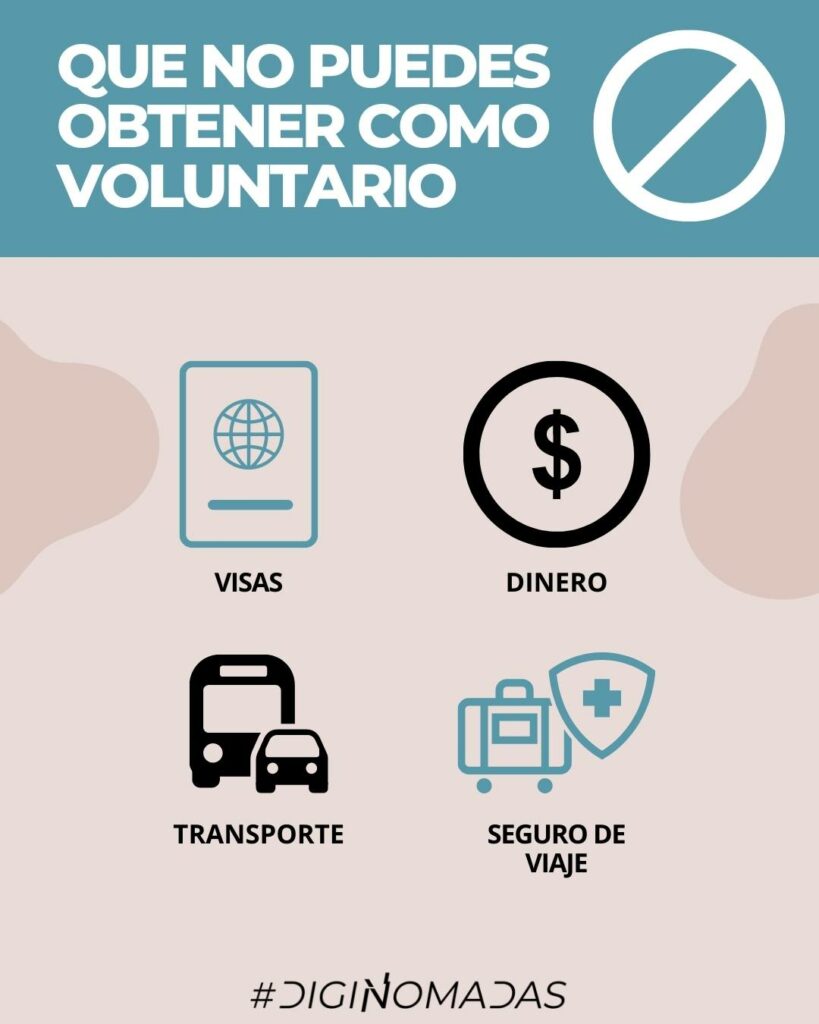 ELEMENTOS QUE NO PUEDES OBTENER CON VOLUNTARIADO