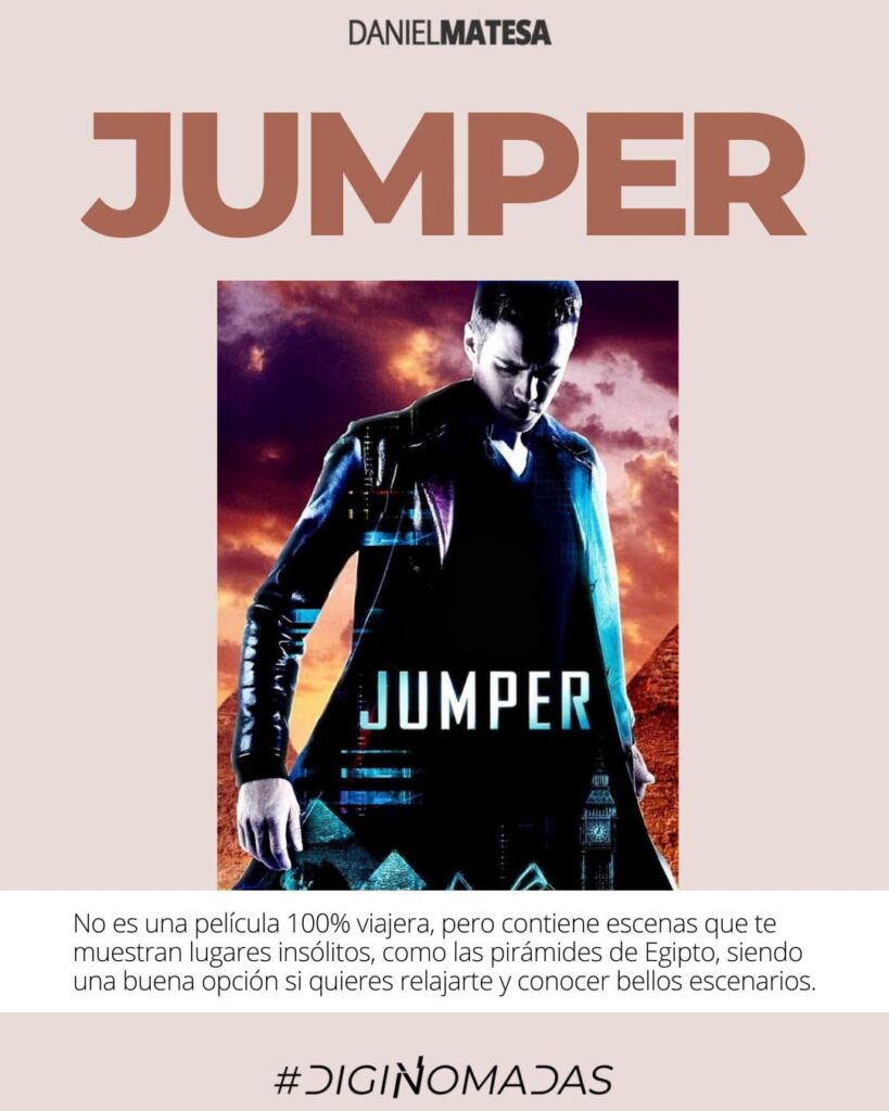 Jumper - mejores pelis de viajes