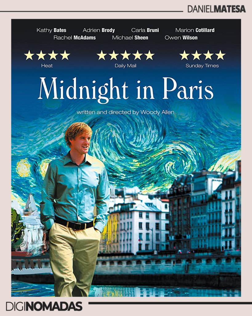 midnight in Paris - pelis de viajes